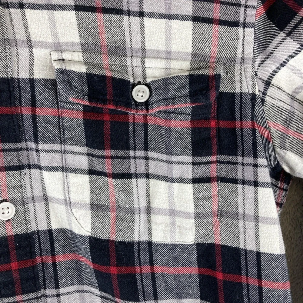 Lucky Brand Saturday Stretch Mens Small‎ Long Sleeve Button Front Flannel Shirt